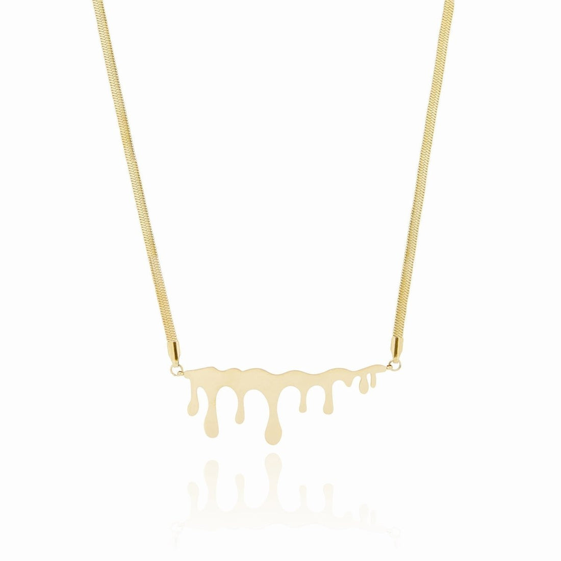 Colar Favo de Mel Minimalista Banhado em Ouro 18K - Murano Joias
