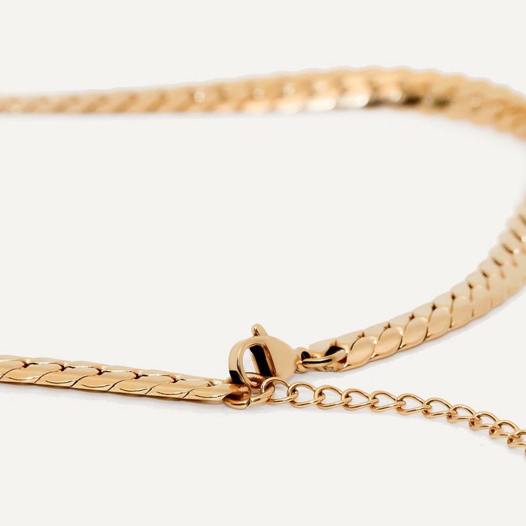 Colar Gargantilha Coração Minimalista Banho Ouro 18k - Murano Joias