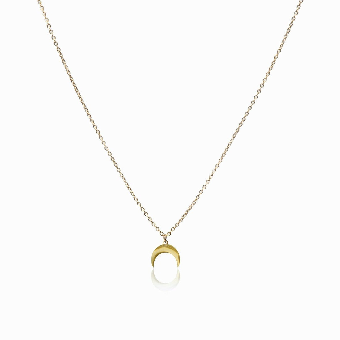 Colar Lua Pingente Banhado em Ouro 18K - Murano Joias