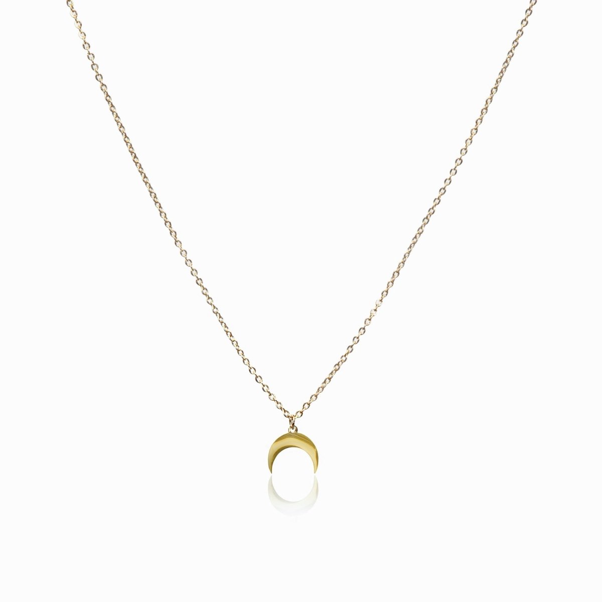 Colar Lua Pingente Banhado em Ouro 18K - Murano Joias