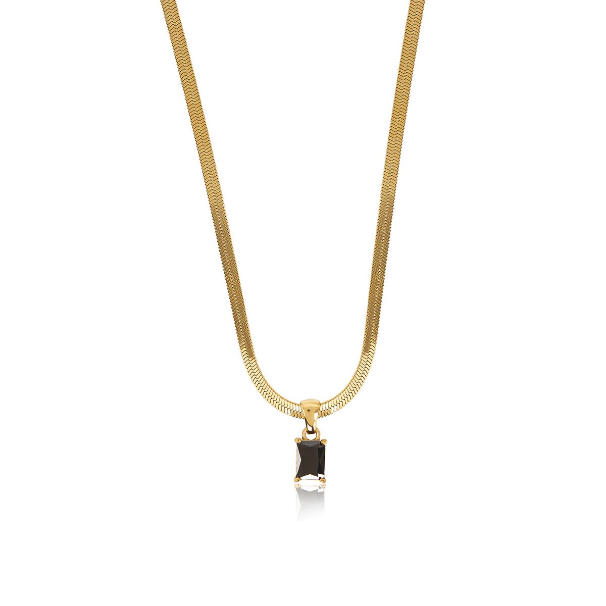 Colar Malha Pingente Riviera Banhado em Ouro 18k - Murano Joias