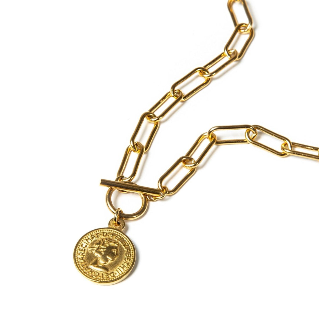 Colar New York Cents Banhado em Ouro 18K - Murano Joias