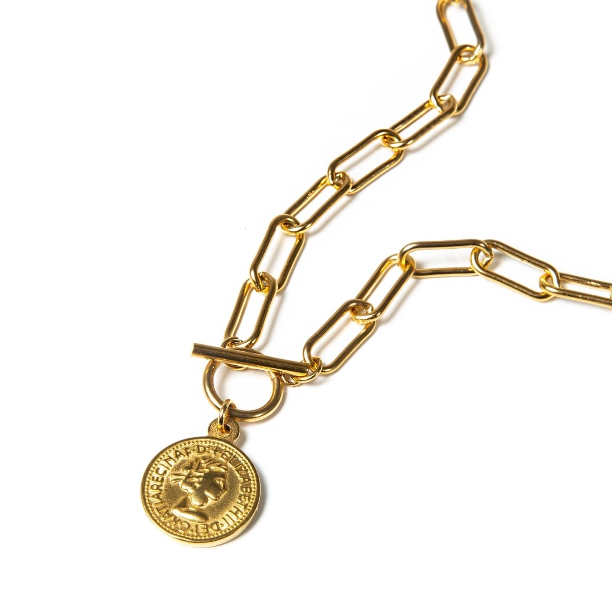 Colar New York Cents Banhado em Ouro 18K - Murano Joias
