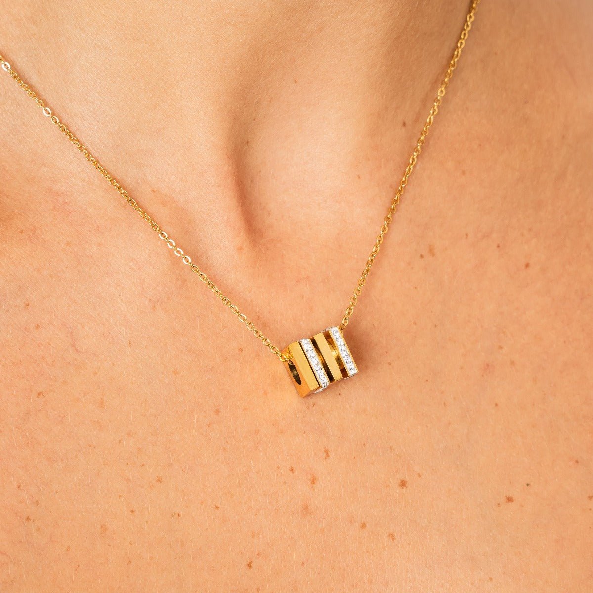 Colar Rubix Banhado em Ouro 18k - Murano Joias
