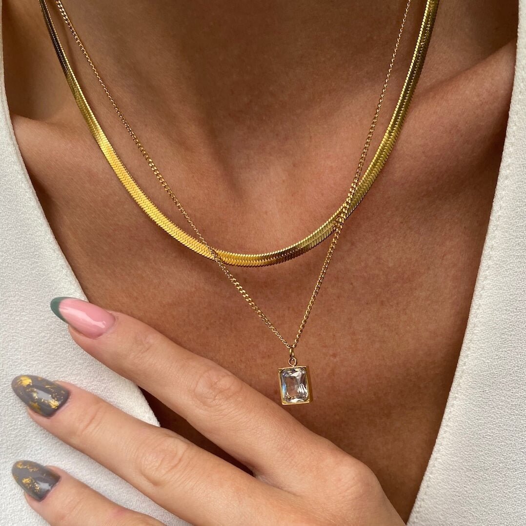 Mix Colar Paris Banhado em Ouro 18k - Murano Joias