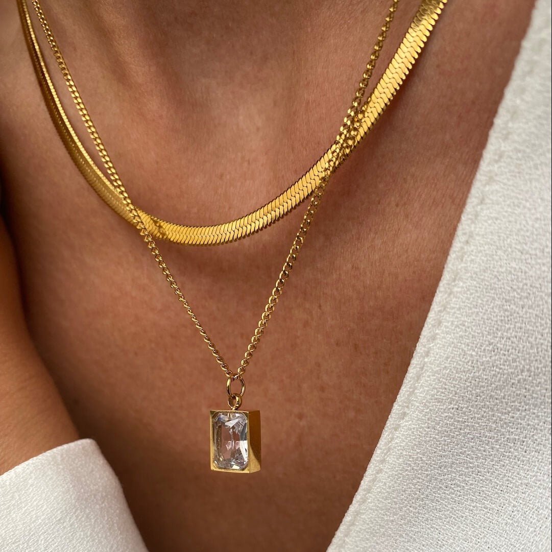 Mix Colar Paris Banhado em Ouro 18k - Murano Joias