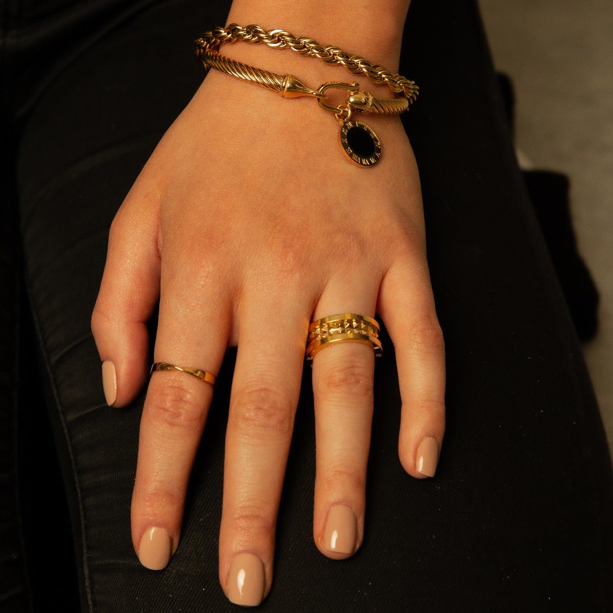 Pulseira Cordão Baiano Banhado em Ouro 18K - Murano Joias