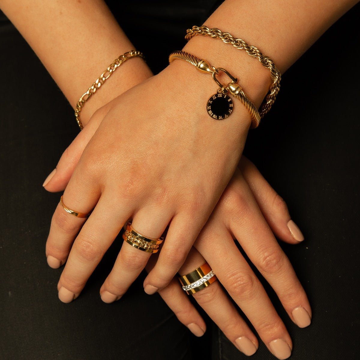 Pulseira Cordão Baiano Banhado em Ouro 18K - Murano Joias