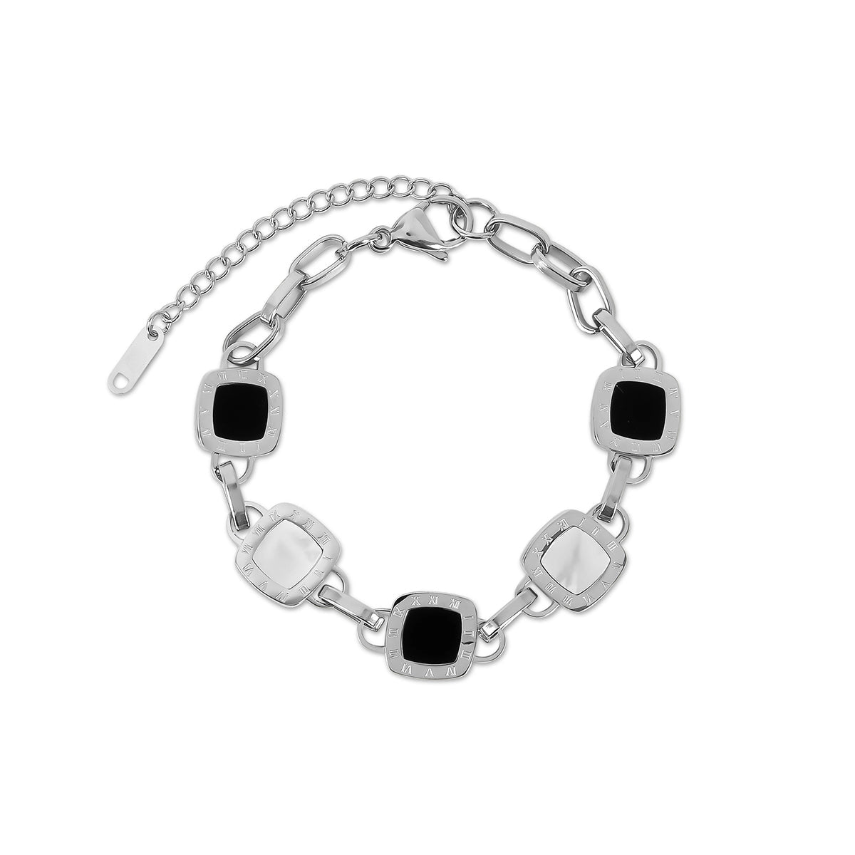 Pulseira Mono Quadrada Prata - Murano Joias