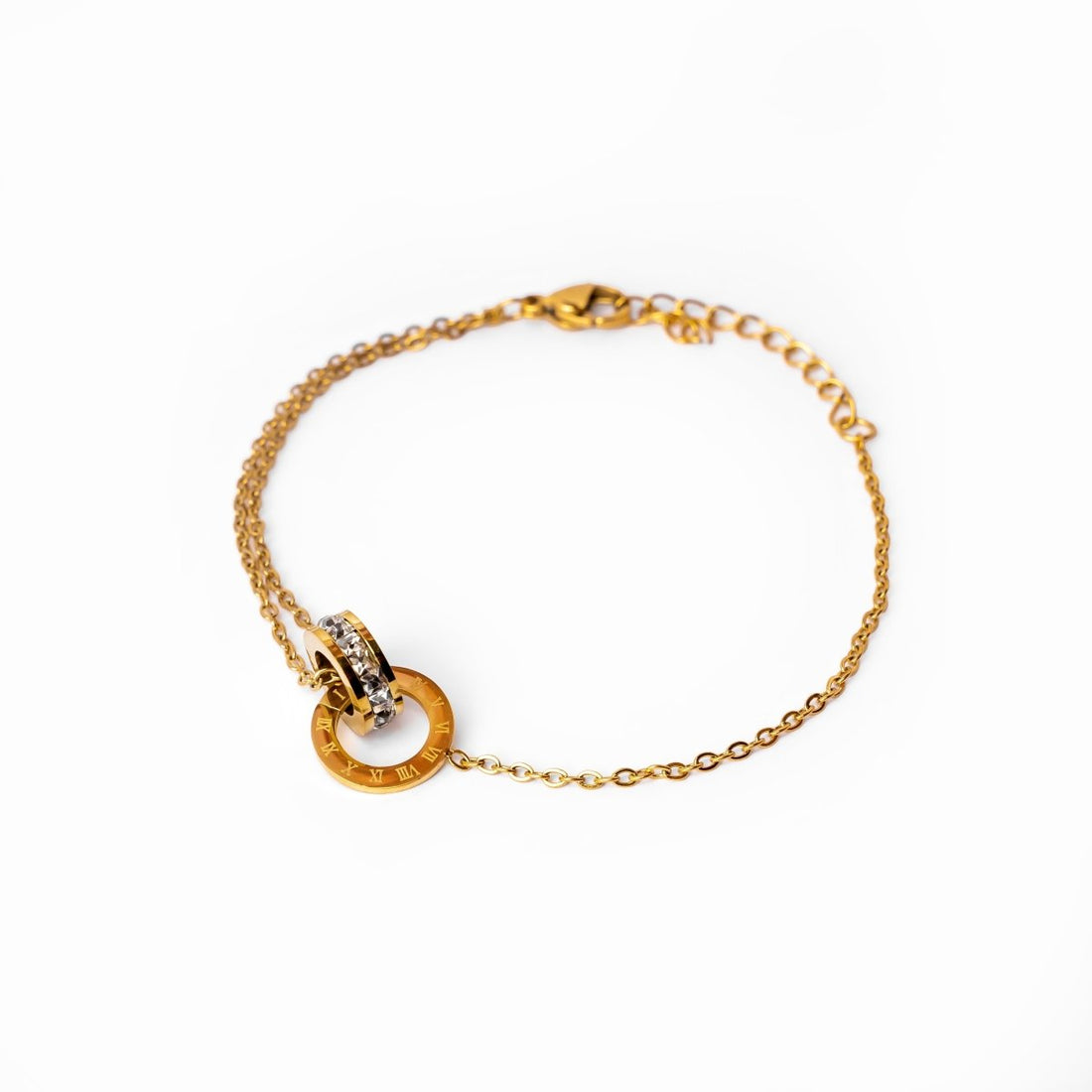 Pulseira Pingente Espiral Banhado em Ouro 18K - Murano Joias