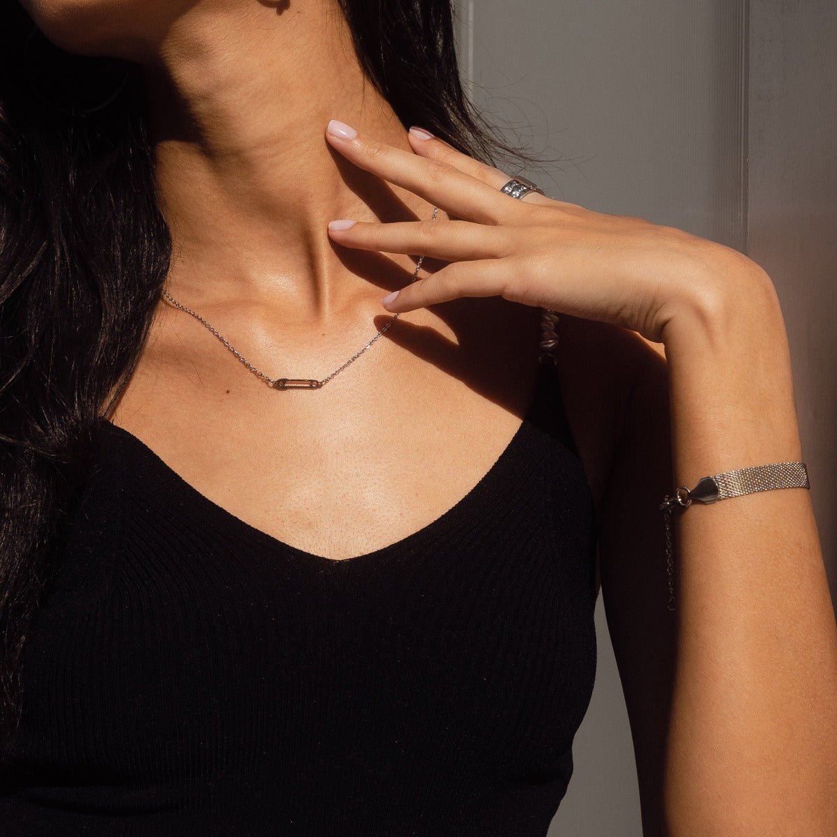 Pulseira Trama Lisa Banhada em Ouro 18K - Prata - Murano Joias