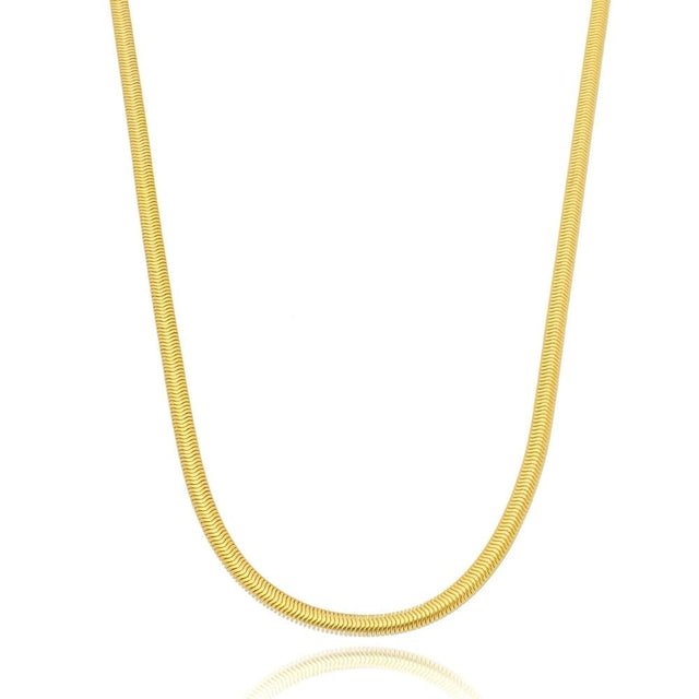 Colar Malha Snake Fina 2mm