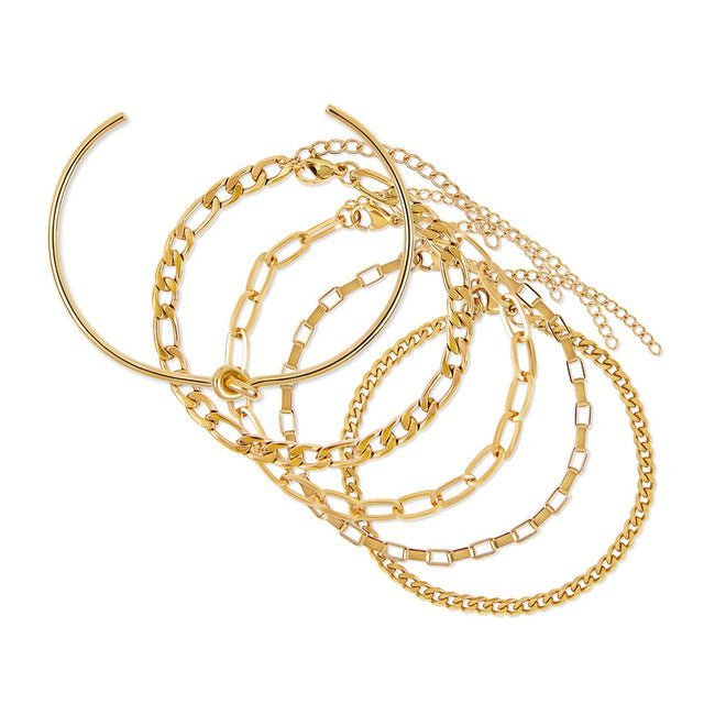 Kit Pulseiras Elegance & Bracelete Nó